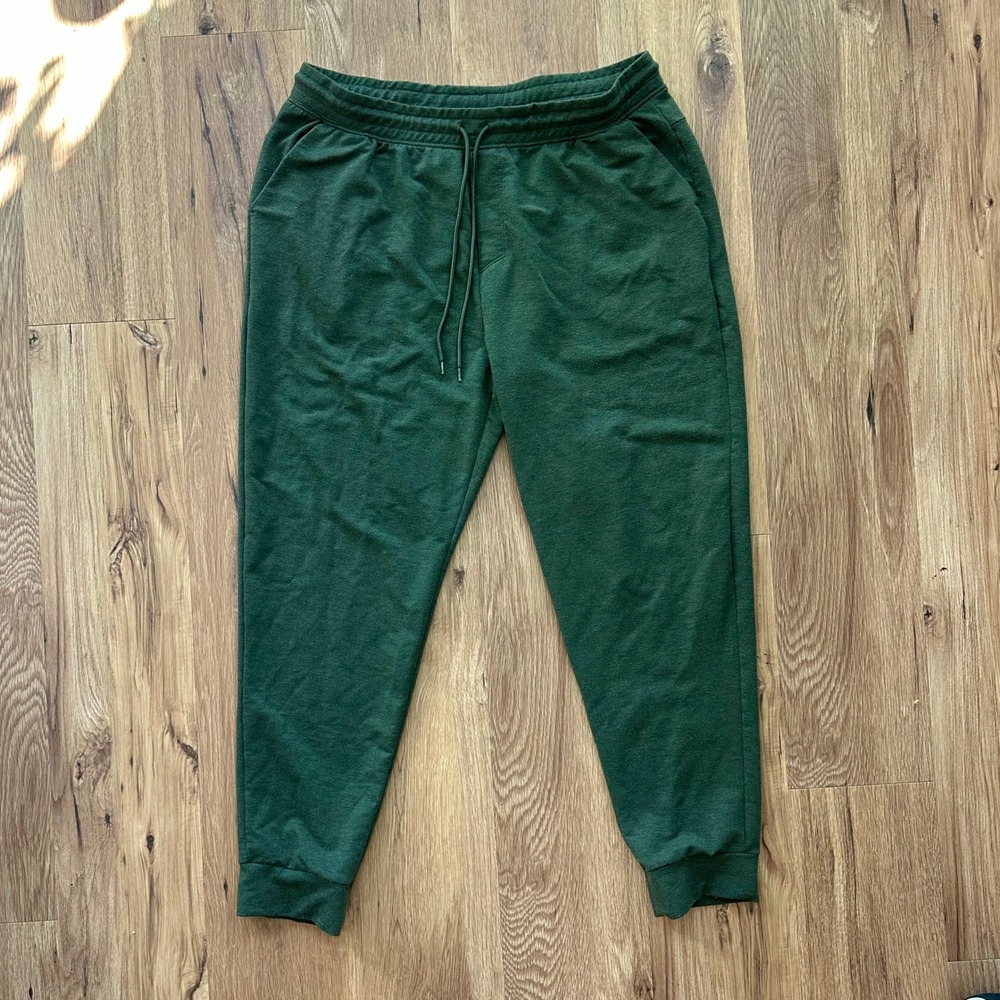Athletic Works Mens DriWorks Jogger Pants Green XL 40-42 Training Sweatpants
